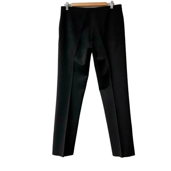 Signé Paris Black Tailored Pants Size 10 Made in France Classic Work Trousers - Picture 2 of 10
